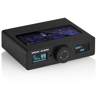 Douk Audio DAC-Q11 USB DAC with ESS9038/AK4493 Switch COAX/OPT Converter DSD256