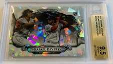 2018 Bowman Sterling Rafael Devers Atomic Refractor Rookie Card #8/150 BGS 9.5