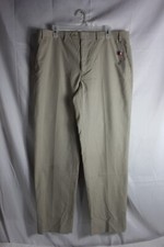CHAPS Total Comfort Mens Dress Slacks Casual Pants Size 38W x 32L Tan Pocket