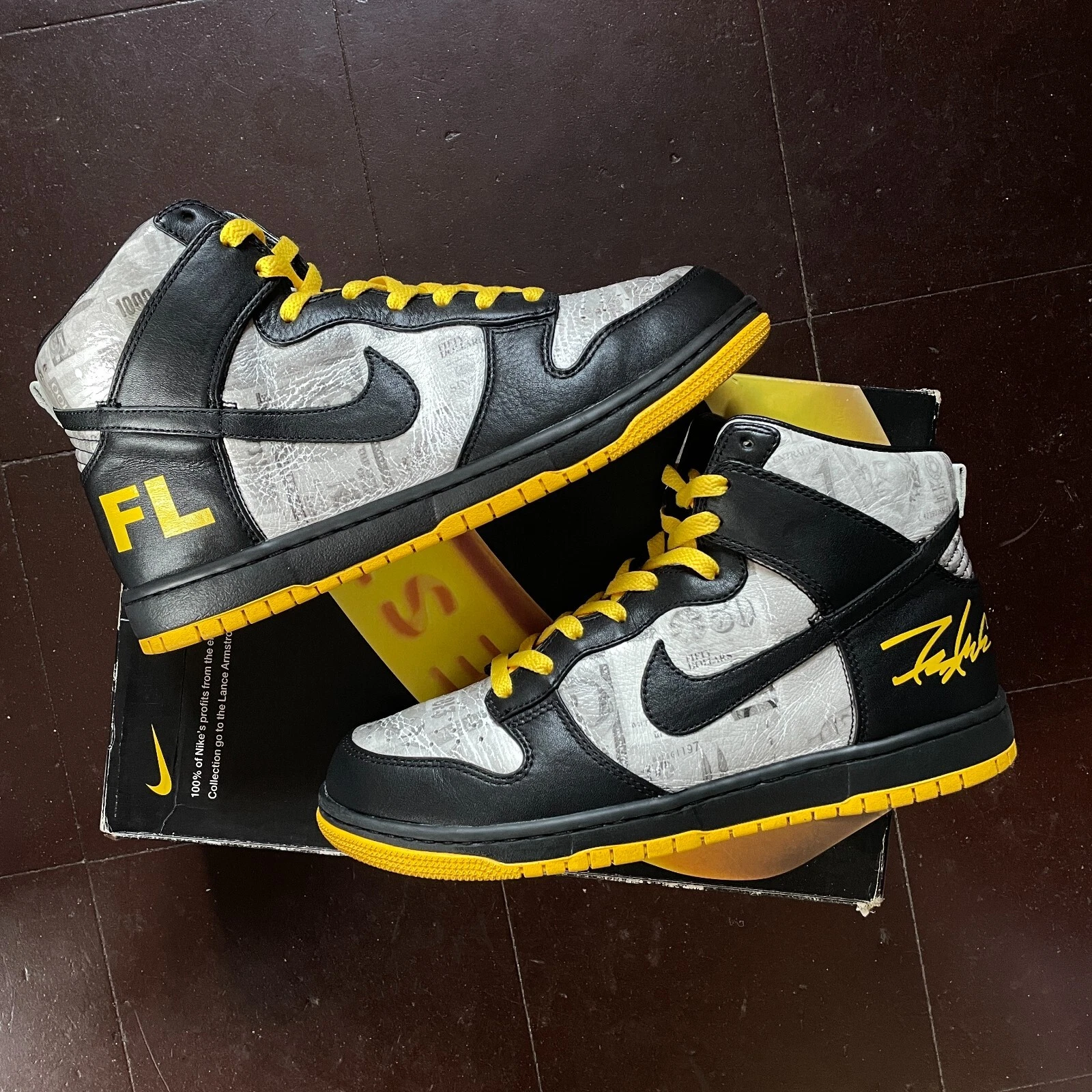 2009 NIKE DUNK HI SUPREME TZ LAF FLOM FUTURA 378127 001 sb doom buck stash