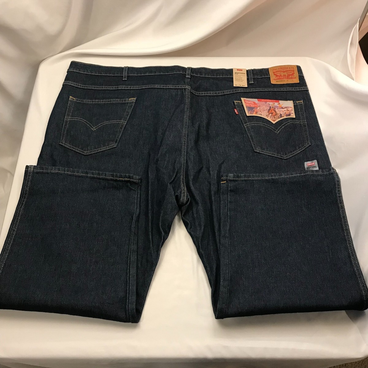 Levi's Western-Fit Jeans Men's 44x30 W56H30 Big&Tall Stretch Levi's Western-Fit Jeans Men's 44x30 W56H30 Big&Tall Stretch