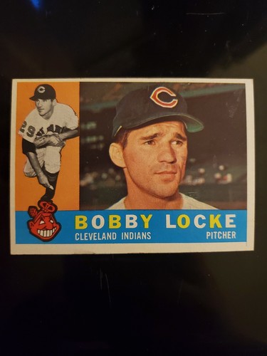 Topps 1960 #44 Bobby Locke Cleveland Indians Pitcher