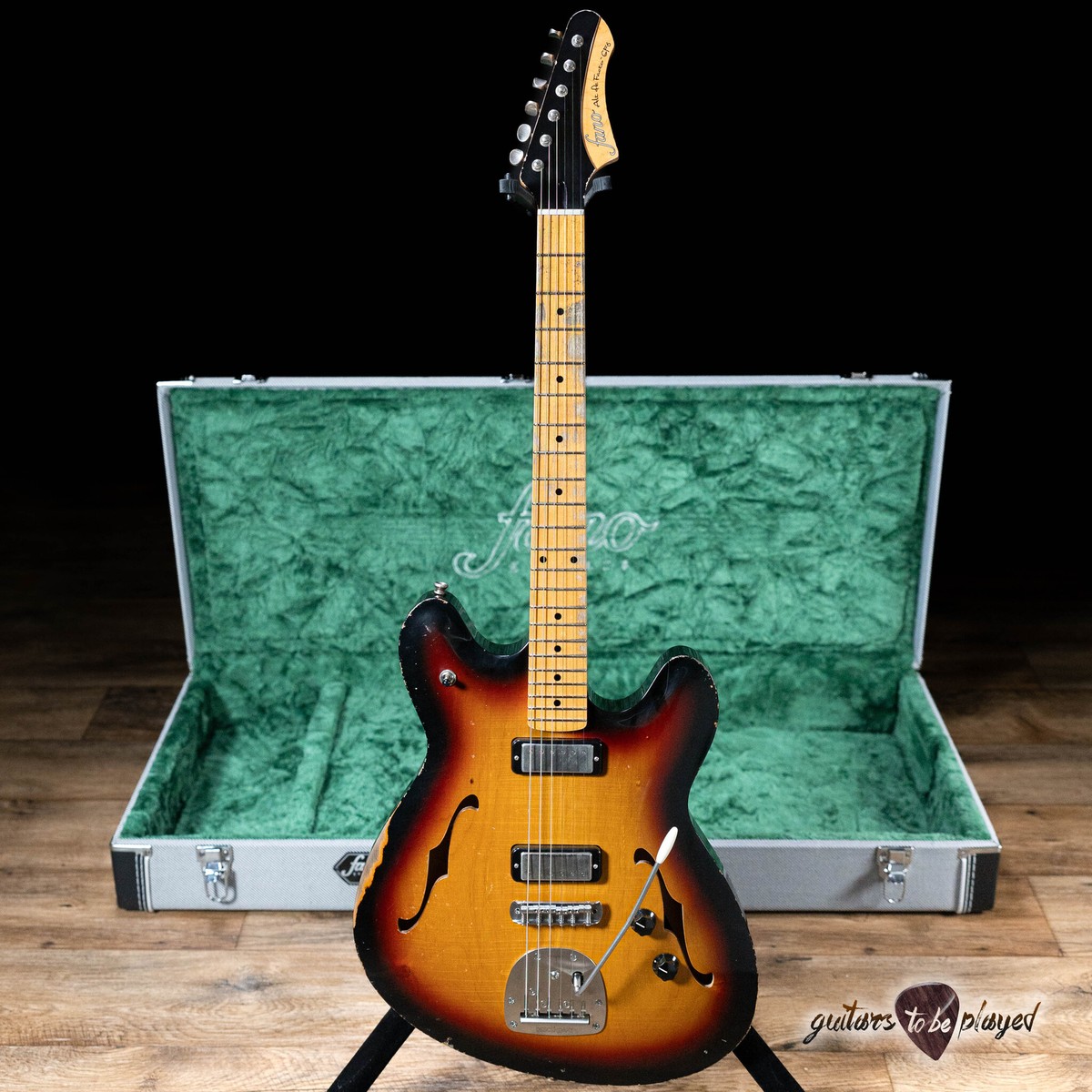 Fano GF6 Alt de facto flame maple ファノ Fano GF6 Alt de Facto Maple Top w/ Bare Knuckle Abraxas