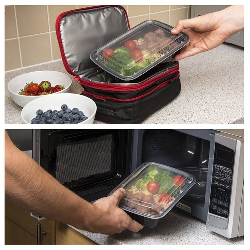 50pcs Lunch Box Meal Prep Containers Food Containers with Lids Microwavable - Picture 5 of 12