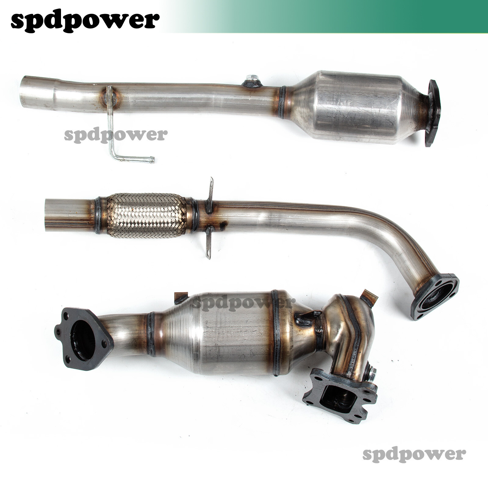 Exhaust Catalytic Converter For 2013-2017 Honda Accord 2.4L Front & Rear Side