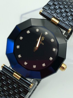 STERN Watch SAFIRA Yellow Gold Stainless Bracelet Sapphire 12