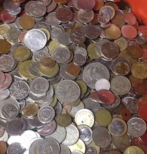   Lot of 9  Pounds WORLDWIDE - Foreign Coins  - Unsearched - Free Shipping !