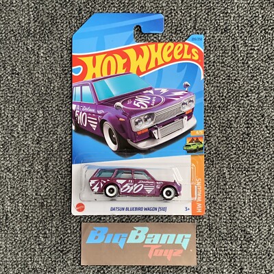 Hot Wheels Datsun Bluebird Wagon 510 #235 Mainline 2023 Case