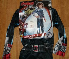Marvel Avengers Black Widow Halloween Dress Up Costume Girls Child Small 4-6