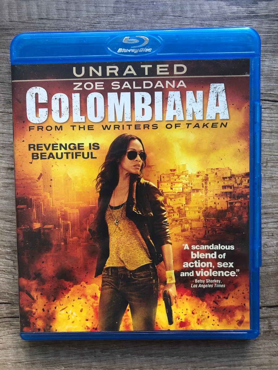 Colombiana movie Blu Ray UNRATED version