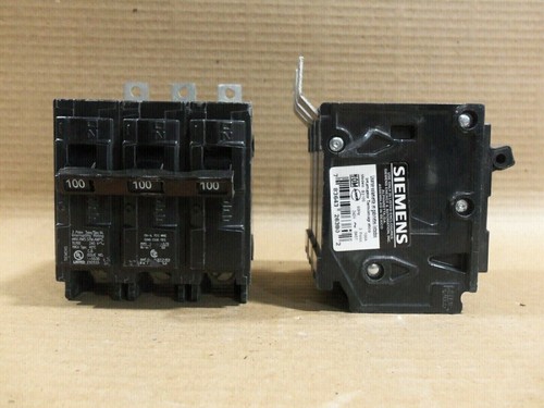 ITE Siemens BL B3100 3 Pole 100 Amp 240V Bolt-On Silkscreen Circuit Breaker