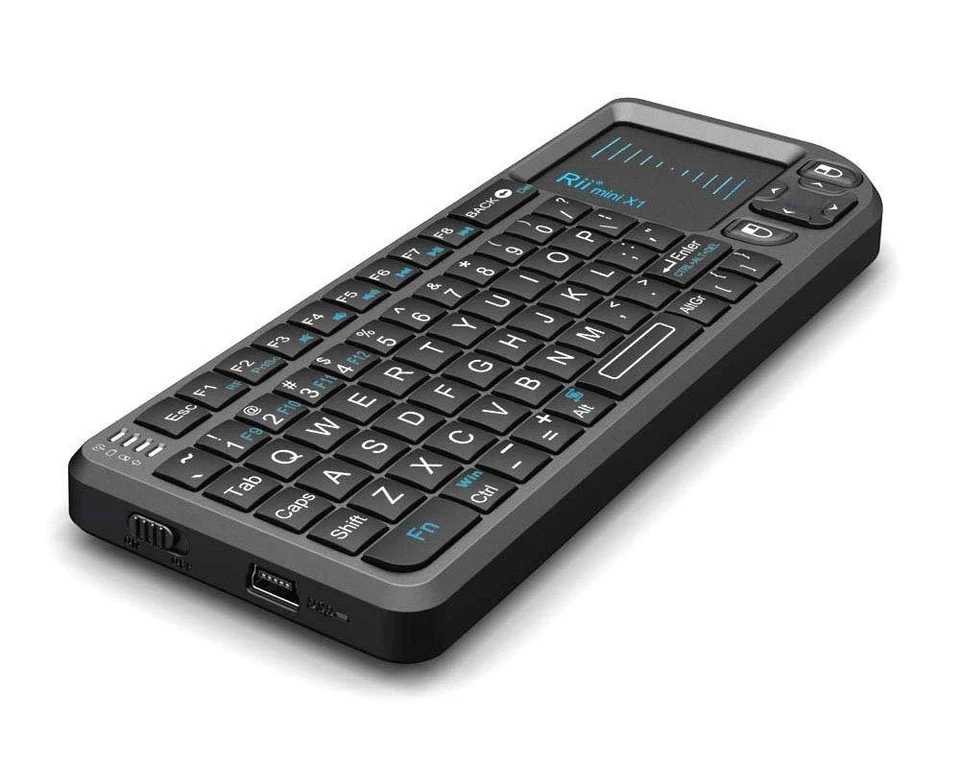 Rii Mini X1 2.4G Mini Wireless Keyboard Touchpad for PC Smart TV Android TV Box# - Image 4 of 4