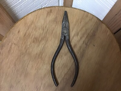 VINTAGE H. BOKER & CO 6'' NEEDLE NOSE PLIERS NEEDLE NOSE CUTTER MADE USA
