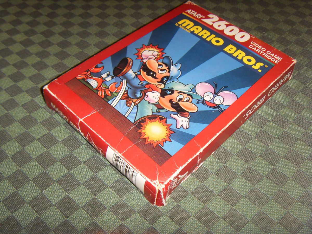 COMPLET BON ETAT - Mario Bros. Luigi ATARI 2600 VCS PAL red label Nintendo Nes