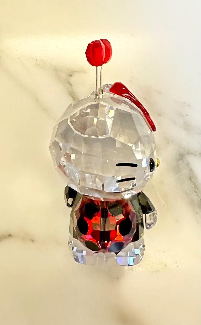 SWAROVSKI × Sanrio CRYSTAL HELLO KITTY Lady Bug RARE | eBay
