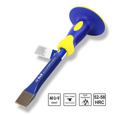 S&R Flachmeissel mit Handschutz 25 X 300 Mm 40crv 52-58 HRC online 