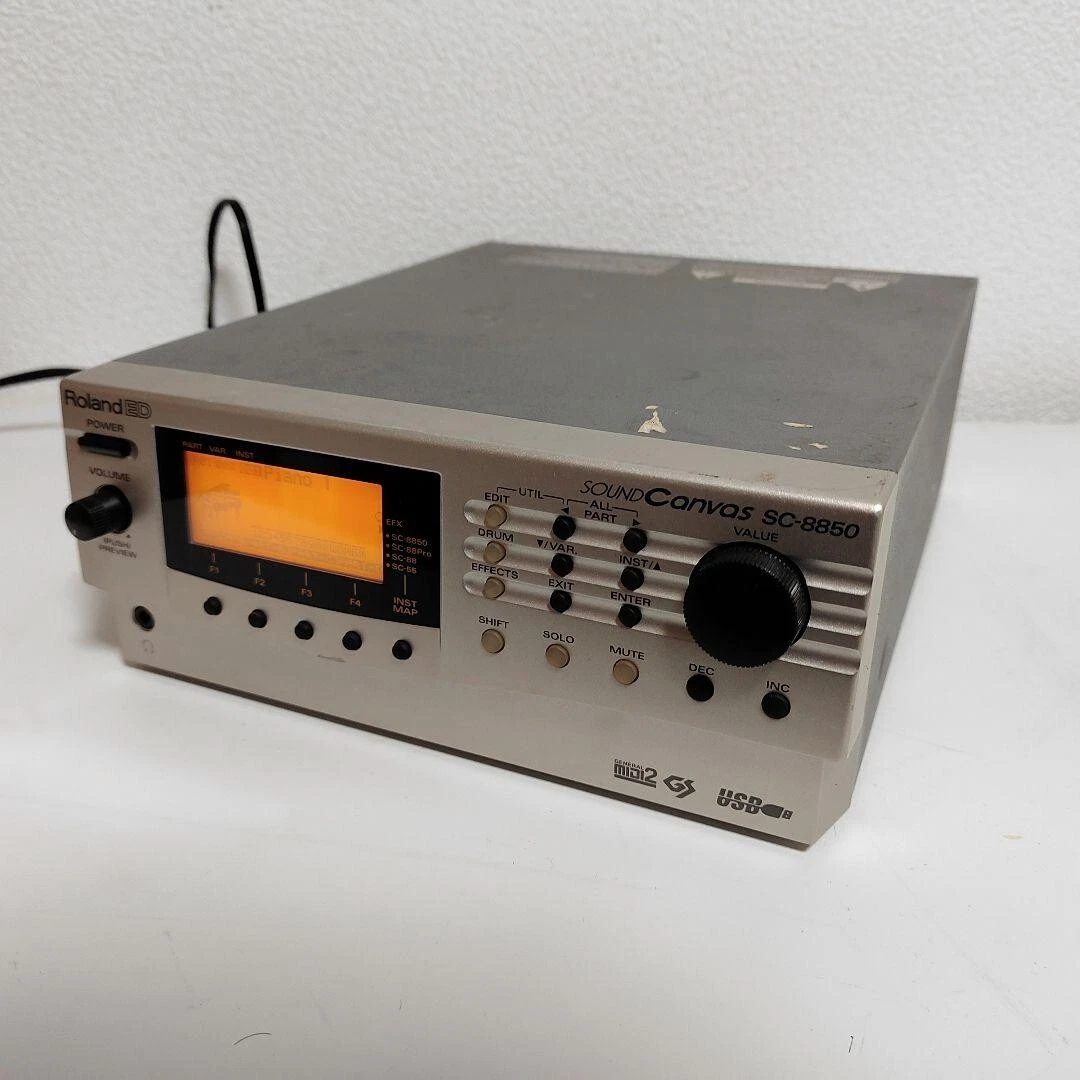 ROLAND SC-8850 Sound Canvas MIDI Sound Module Synthesizer Test