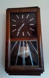 Antico Orologio A Pendolo KIENZLE anni '30 Funzionante, mobile perfetto |  eBay
