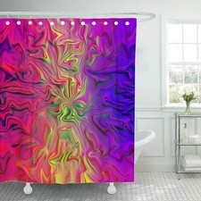 Colour Explosion 5 Flag Shower Curtain