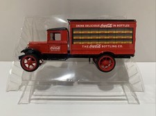 1993 ERTL Coca Cola Delivery Truck DieCast Metal Coin Bank Made In USA-6.5  Long