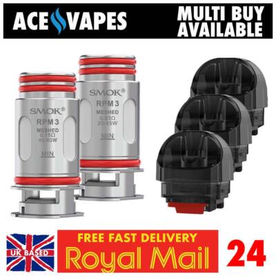 smok nord 5 coils rpm 3 Smok NRD 5 RPM3 CL HD .15 OHMS