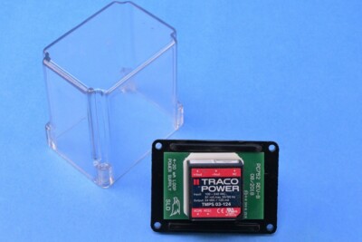Traco Power AC/DC PCB Power Module 24VDC 3W w/ 8 Pin Octal Pin Plug 