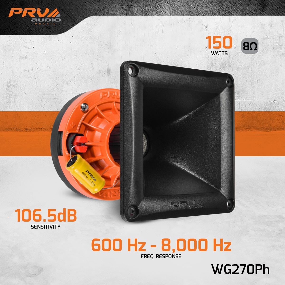 2x PRV Audio WG270Ph Compact Phenolic 2