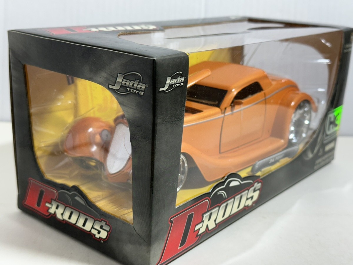 JADA D-RODS 1934 FORD ORANGE 1:24 HE HOBBY EXCLUSIVE DIECAST MODEL