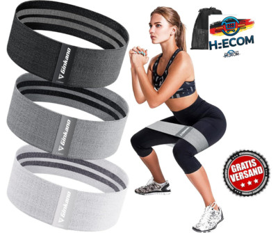 Resistance Bands Set   Non-Slip Hip Bands for Legs, Pilates, Yoga, Workout