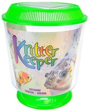 Aquarium, Lees Round Kritter Keeper Medium - 7.25" Diameter x 8.5" High 