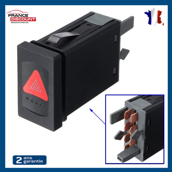 Warnblinkschalter FüR Volkswagen Passat 3B (1996-2005) 3B0953235D-image