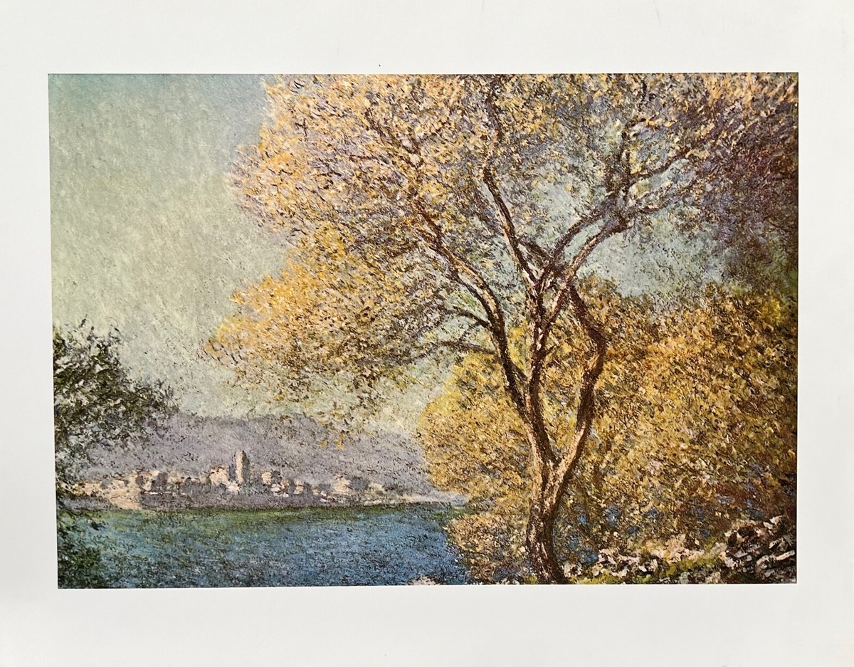 Claude Monet ANTIBES Lithograph Art 16