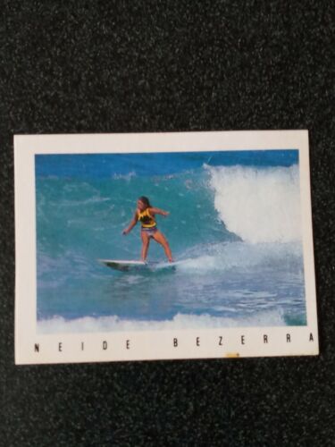 Neide Bezerra Surf Naklejka 1987 1980s rzadka jako ASTROBOYZ SURF TRADING CARD RC - Zdjęcie 1 z 2