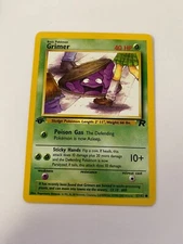 Grimer 57/82 Pokemon Team Rocket 1st Edition Common NM/MINT 2000 box-S3