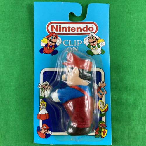 Super Mario Bros MOC 1988 Ace Novelty Nintendo Clip On Figure Factory Sealed NES