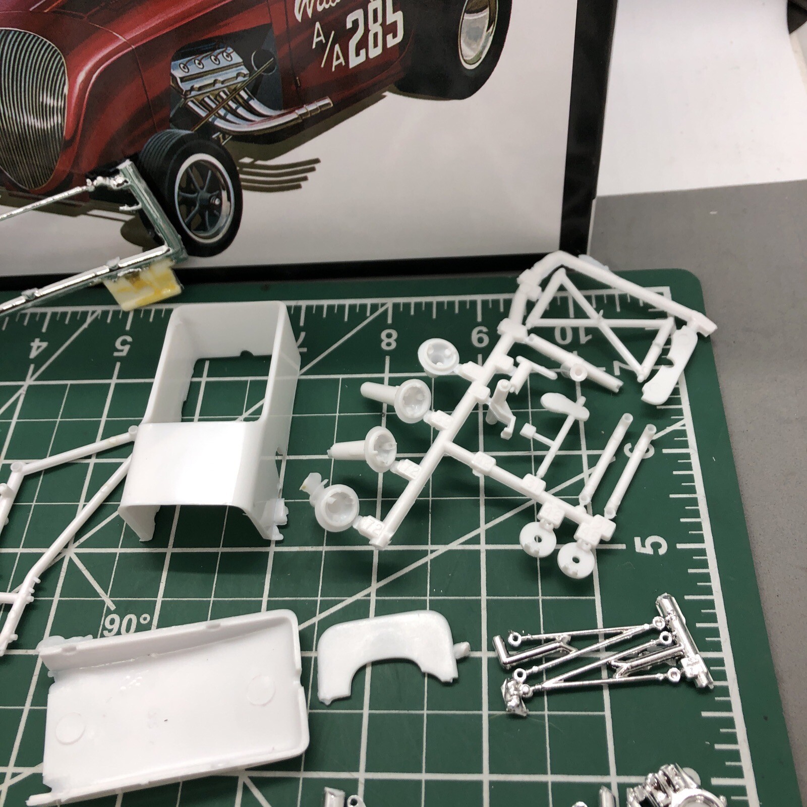 TE440 Chassis Research Dragster (2) Frame W Body Suspension 125 LBR Model Parts eBay