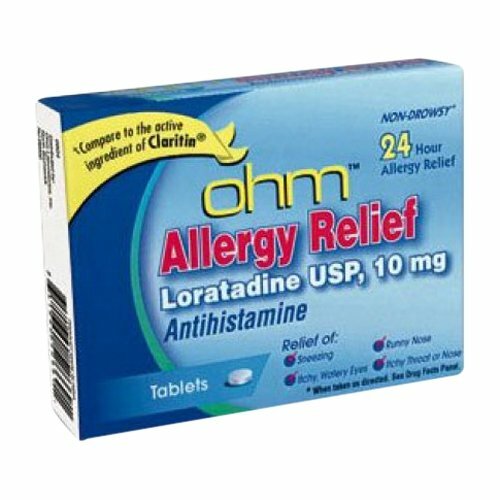 ohm Allergy Relief Loratadine Tablets NonDrowsy Antihistamine, 500 ct