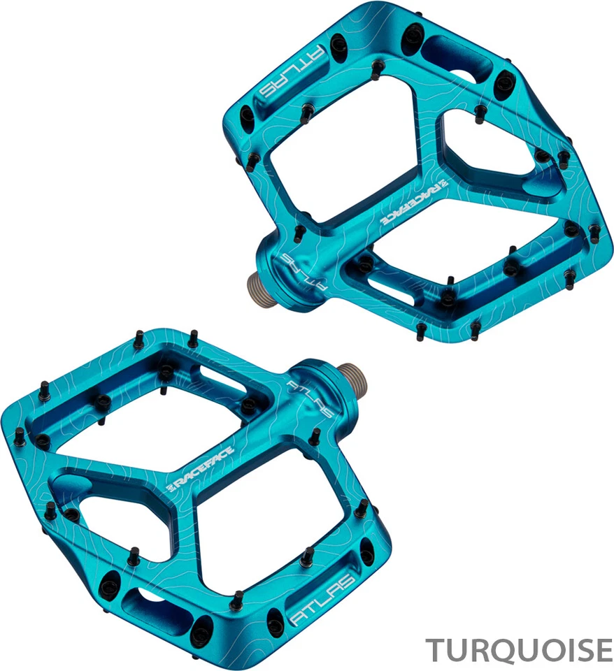 Pedales de bicicleta Race Face Atlas plataforma montaña 9/16" MTB aleación bicicleta pedal 8 colores Foto 2 de 4