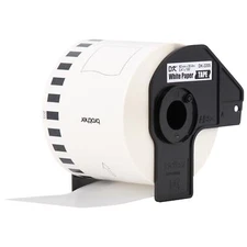 Brother DK 2205 Continuous Paper Labels Black on White 3 Rolls 100 Feet Each