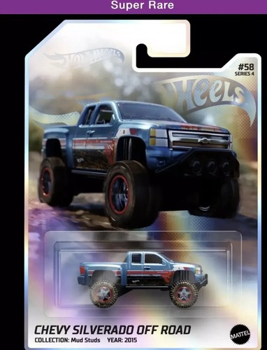 Hot Wheels NFTG Garage Series 4 Chevy Silverado Off Road SEALED - Picture 4 of 4