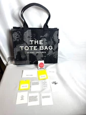 Marc Jacobs Wizard of Oz Friends of Dorothy Black Denim Large Tote Bag Excellent