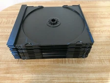 10 Replacement Tray Black Inner Insert FOR Music CD Games DVD Movie Jewel Cases