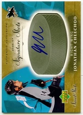 MINT  2006-07 Upper Deck Signature Shots Jonathan Cheechoo #SS-CH Auto 