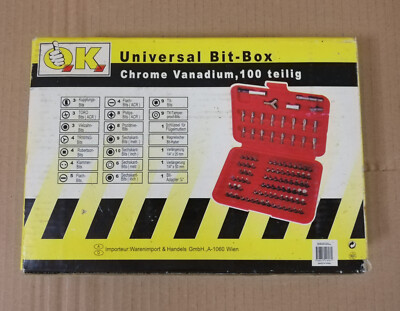 Universal Bit-Box Bitsatz 100-teilig