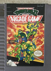 Nintendo Game NES Teenage Mutant Ninja Turtles 2, The Arcade 1985 Tested, Works