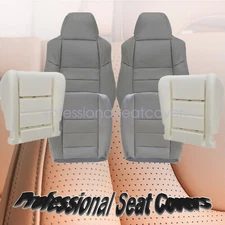 6 x For 2002-2005 Ford Excursion Limited XLT Driver Passenger Cover Gray & Foam