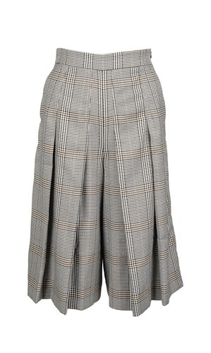Maje Women's Shorts Size 34 FR / XS Check Pleated MFPPA00170