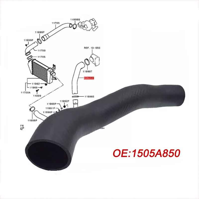 1505A850 Turbo Intercooler Hose Pipe For Mitsubishi L200 Triton