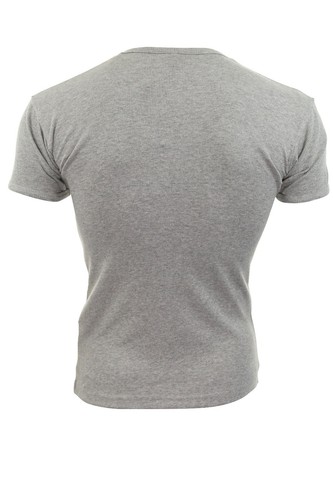 Mens T-Shirt By Soul Star Mens Ribbed Crew Neck Plain Slim Fit Jersey - Picture 5 of 13