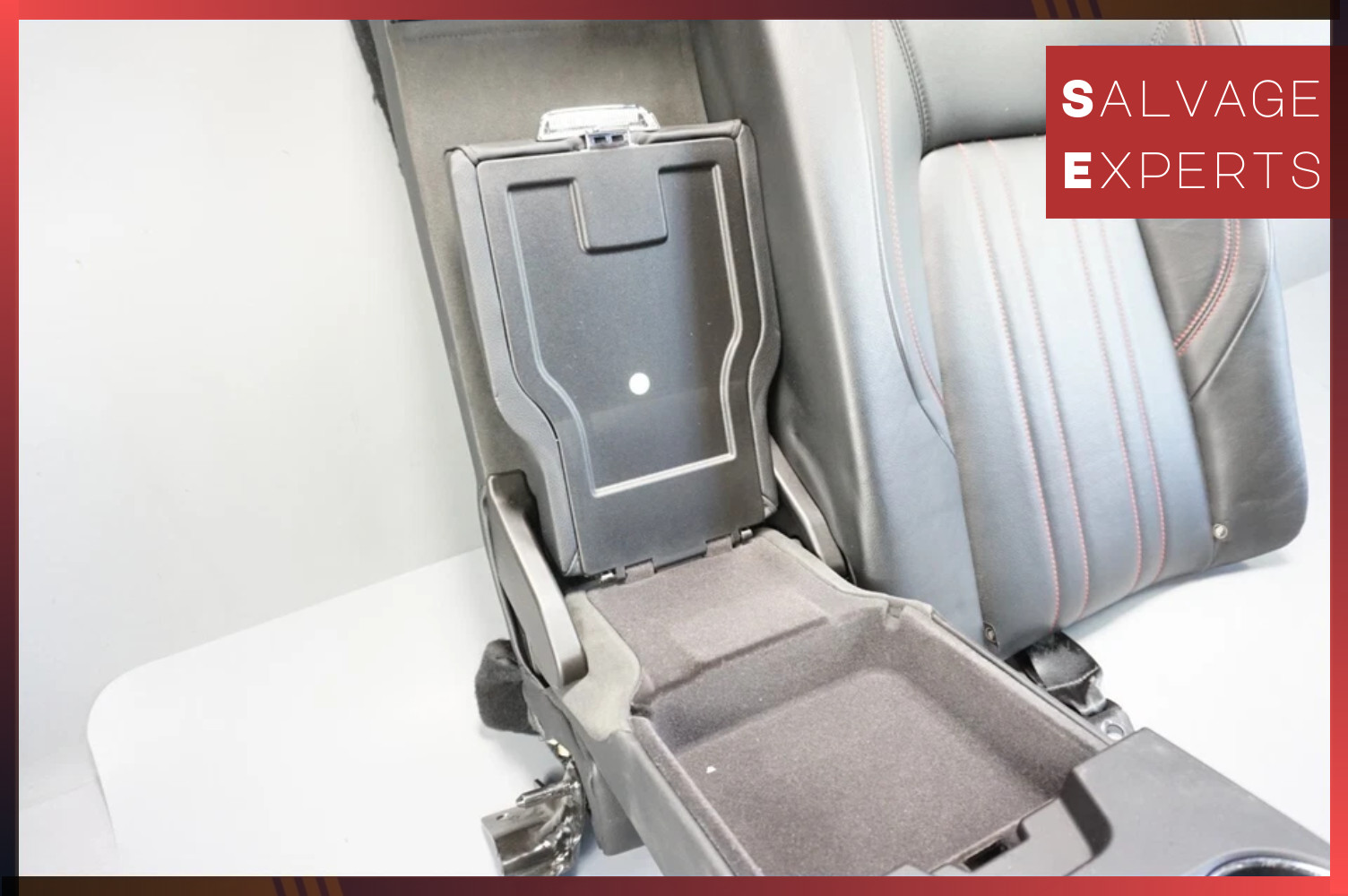 2014-2017 Maserati Ghibli M157 Rear Left Top Upper Seat Cushion Cover Black OEM